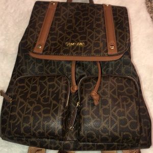 New Calvin Klein backpack purse w/o tag.